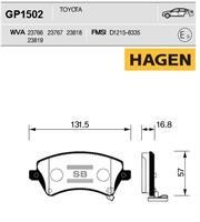Sangsin GP1502 Front disc brake pads, set GP1502