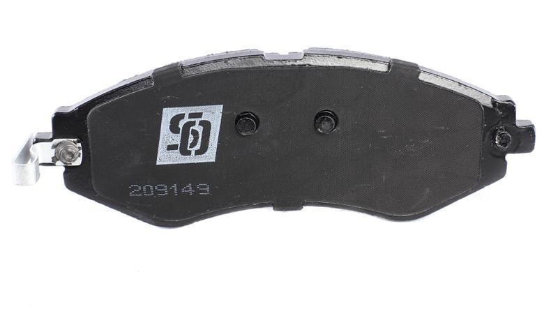 Front disc brake pads, set Solgy 209149