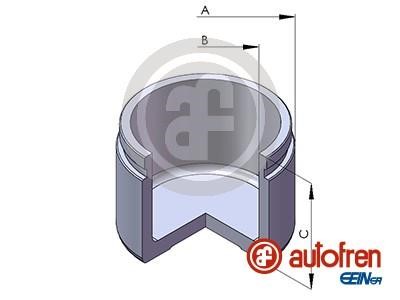 Autofren D025702 Front brake caliper piston D025702