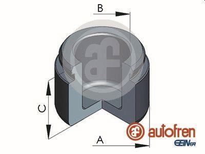 Brake cylinder piston Jaguar: D025611 Autofren Rear brake caliper piston