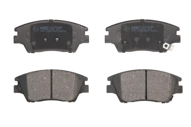 ABE C10534ABE Front disc brake pads, set C10534ABE