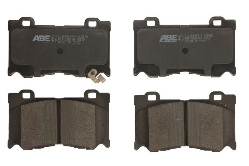 ABE C11095ABE-P Front disc brake pads, set C11095ABEP