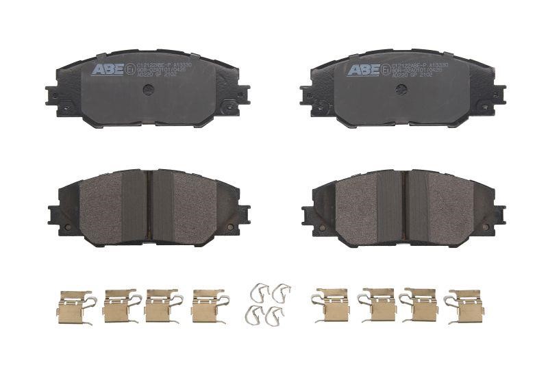 ABE C12122ABE-P Front disc brake pads, set C12122ABEP