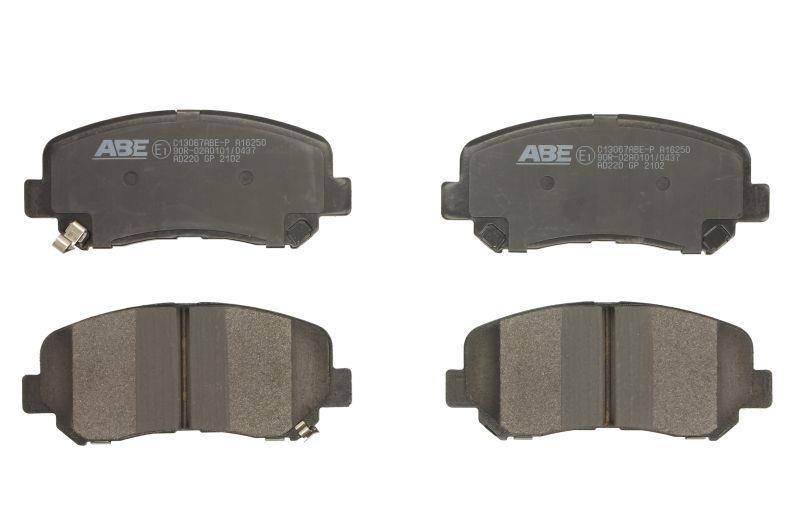 ABE C13067ABE-P Front disc brake pads, set C13067ABEP