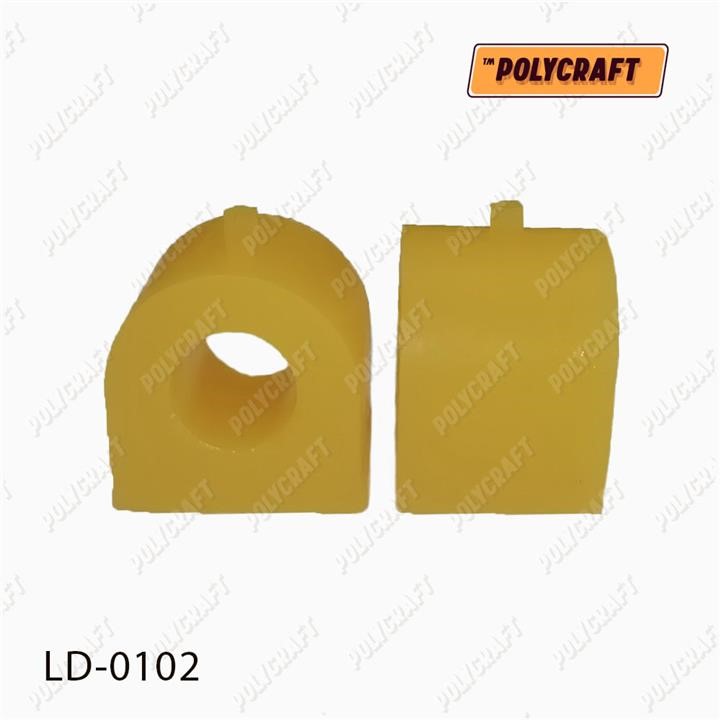 POLYCRAFT LD-0102 Front stabilizer bush, inner polyurethane LD0102