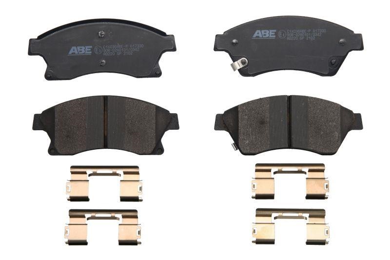 ABE C1X036ABE-P Front disc brake pads, set C1X036ABEP