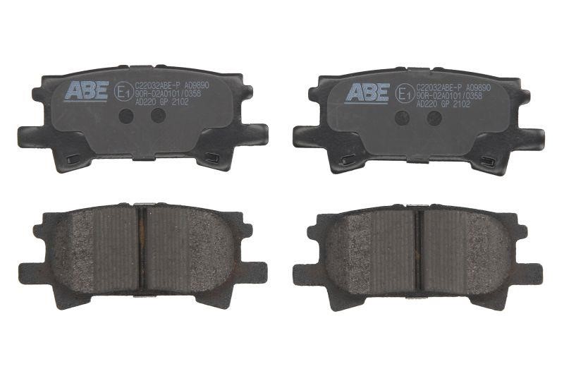 ABE C22032ABE-P Rear disc brake pads, set C22032ABEP