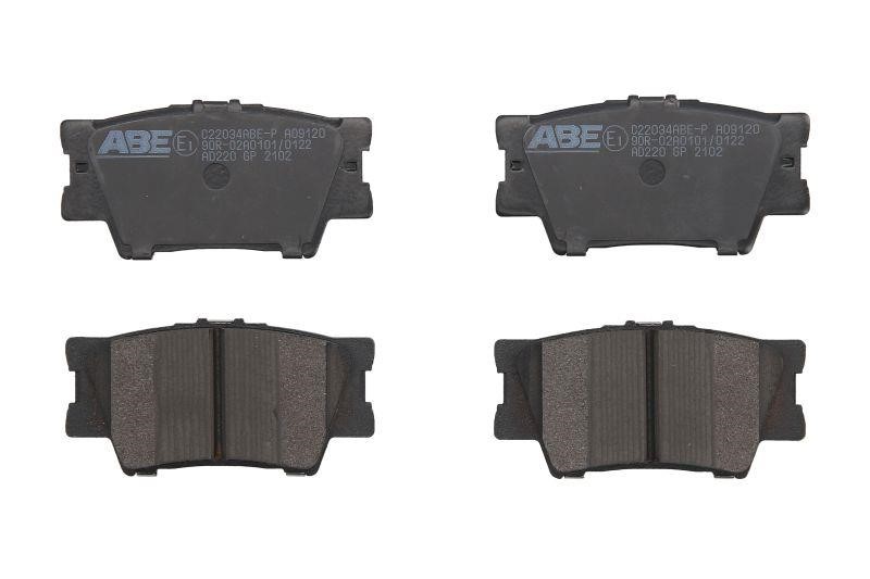 ABE C22034ABE-P Rear disc brake pads, set C22034ABEP