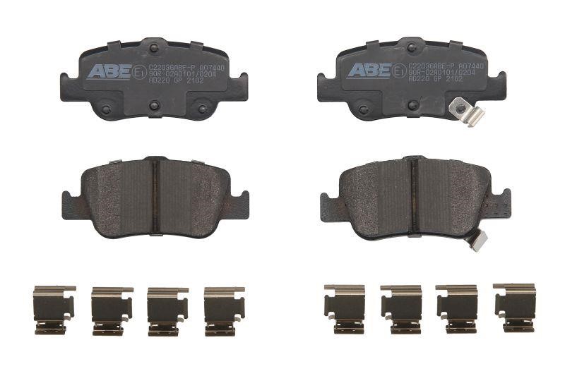 ABE C22036ABE-P Rear disc brake pads, set C22036ABEP