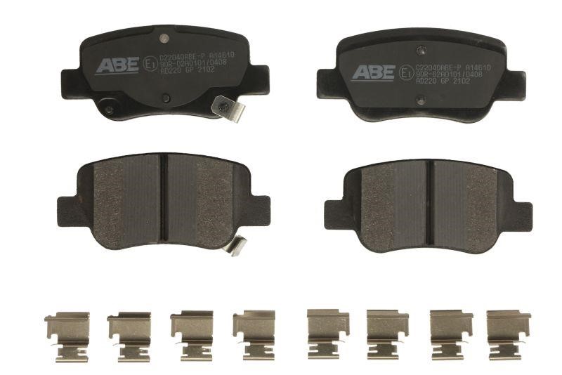 ABE C22040ABE-P Rear disc brake pads, set C22040ABEP