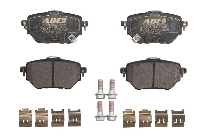 ABE C22047ABE Rear disc brake pads, set C22047ABE