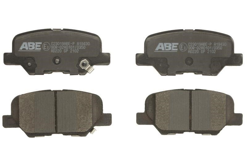ABE C23019ABE-P Rear disc brake pads, set C23019ABEP