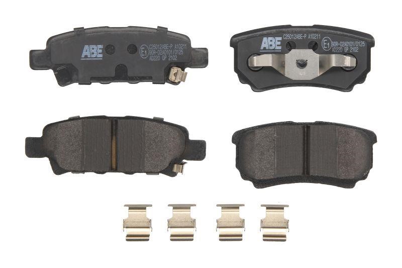 ABE C25012ABE-P Rear disc brake pads, set C25012ABEP