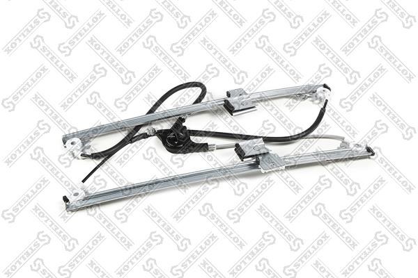 Window winder mechanism Mercedes Viano: 7550424SX Stellox Front left window regulator