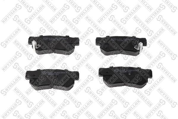 757022BSX Stellox Brake pad set