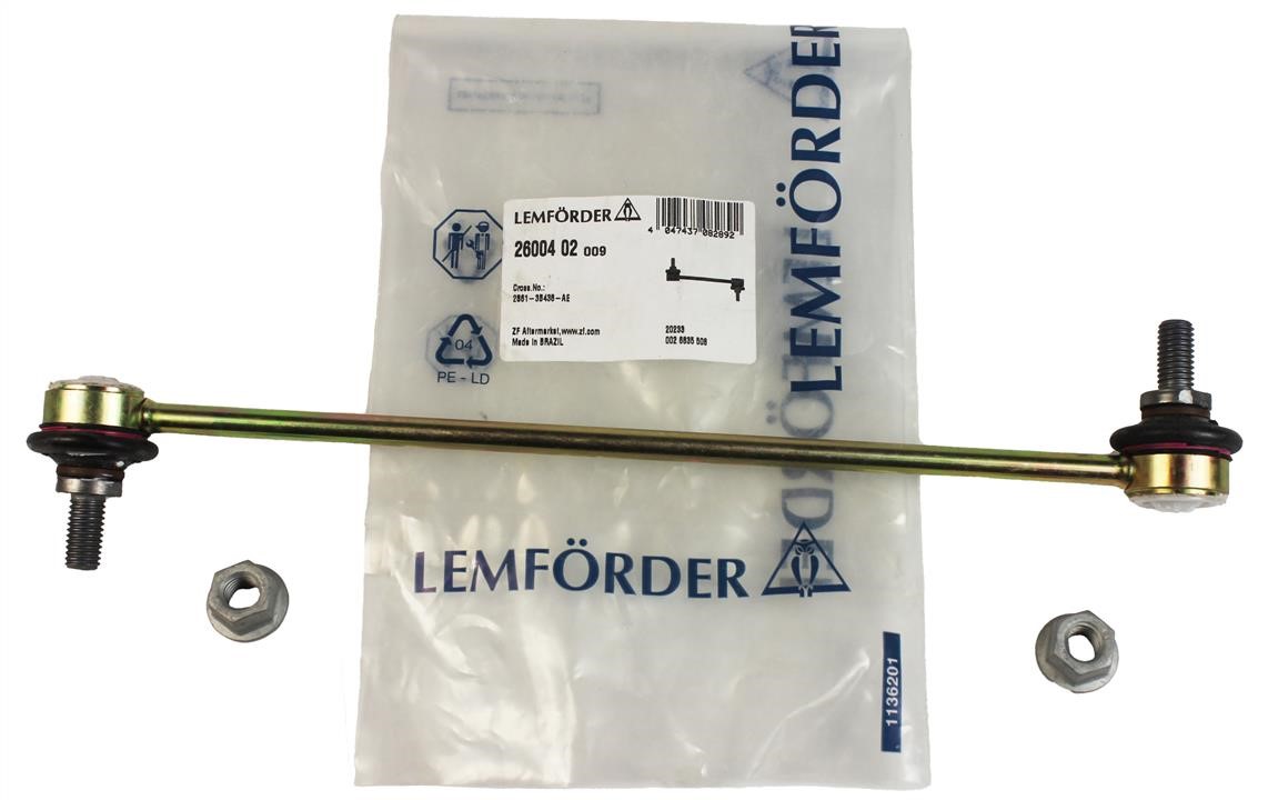 Front stabilizer bar Lemforder 26004 02