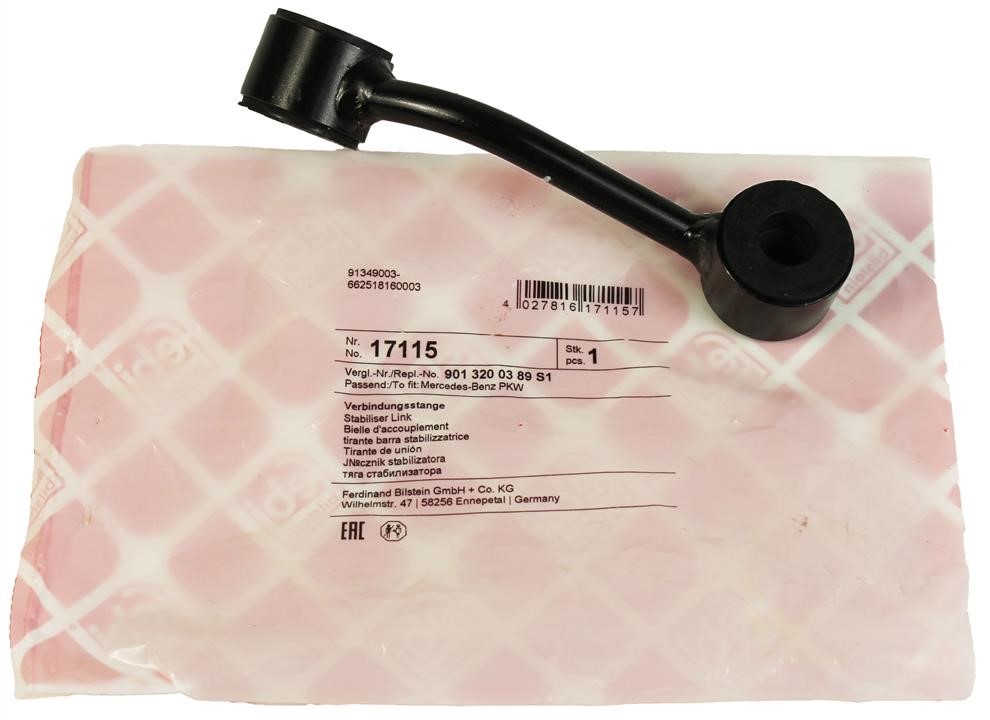 febi Front anti roll bar link, right – price 22 PLN