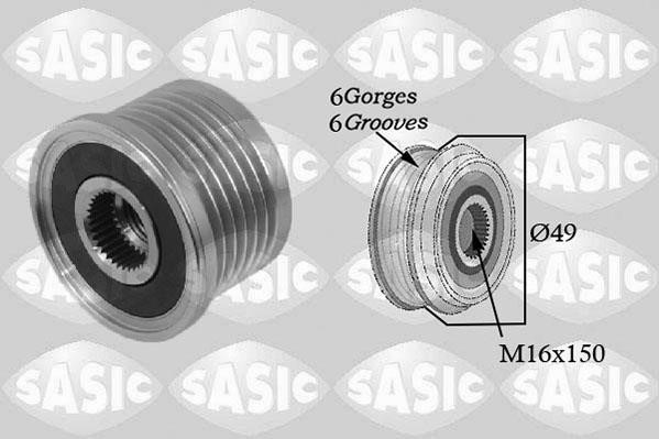 Sasic 1674003 Belt pulley generator 1674003