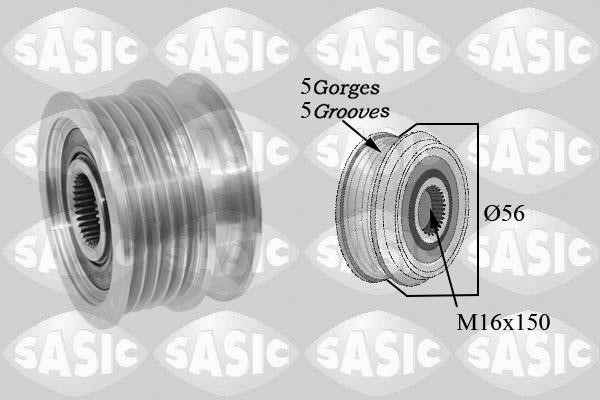 Sasic 1674006 Belt pulley generator 1674006