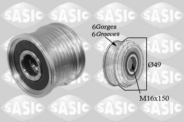 Sasic 1676003 Belt pulley generator 1676003