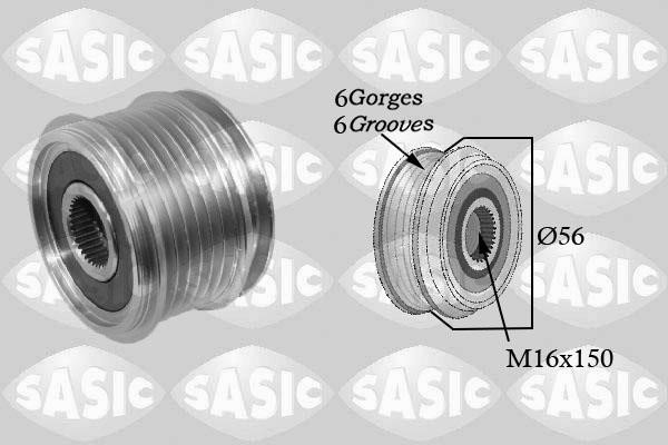 Sasic 1676004 Belt pulley generator 1676004