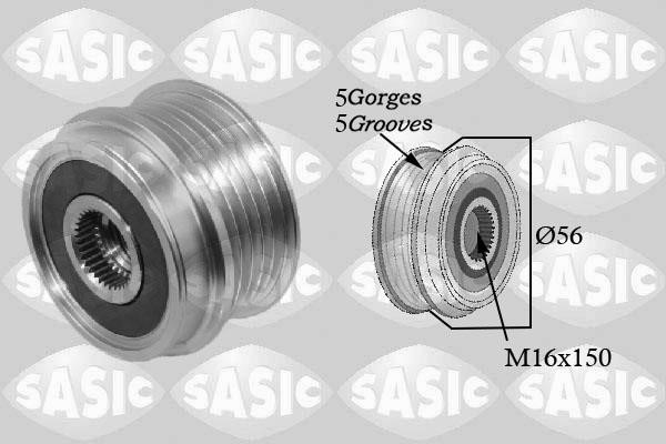 Sasic 1676007 Belt pulley generator 1676007