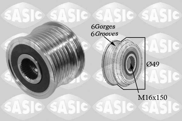 Sasic 1676008 Belt pulley generator 1676008