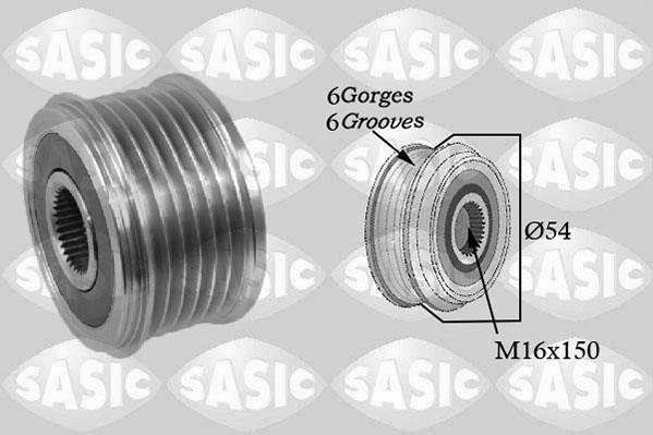 Sasic 1676011 Belt pulley generator 1676011