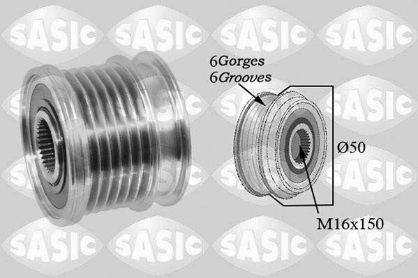 Sasic 1676023 Belt pulley generator 1676023