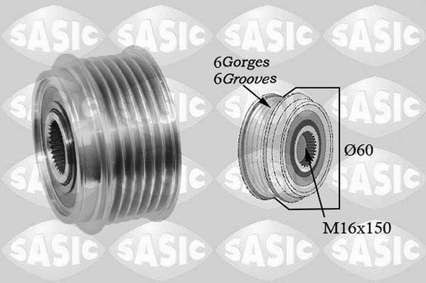 Sasic 1676025 Belt pulley generator 1676025