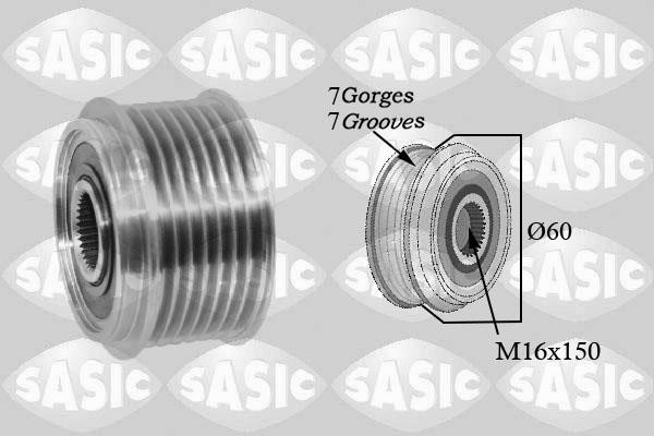 Sasic 1676027 Belt pulley generator 1676027