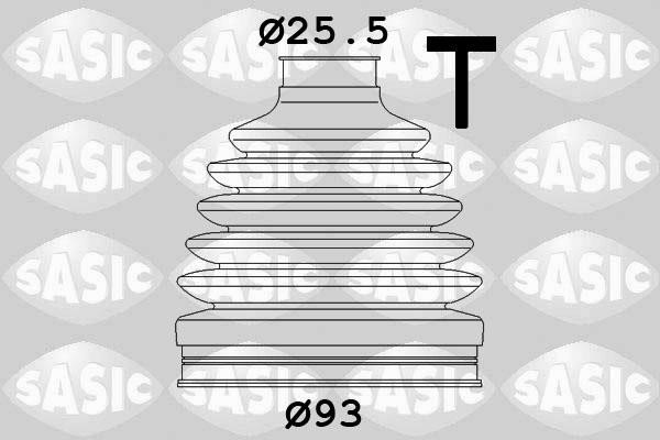 Sasic 1906155 Outer drive shaft boot, kit 1906155