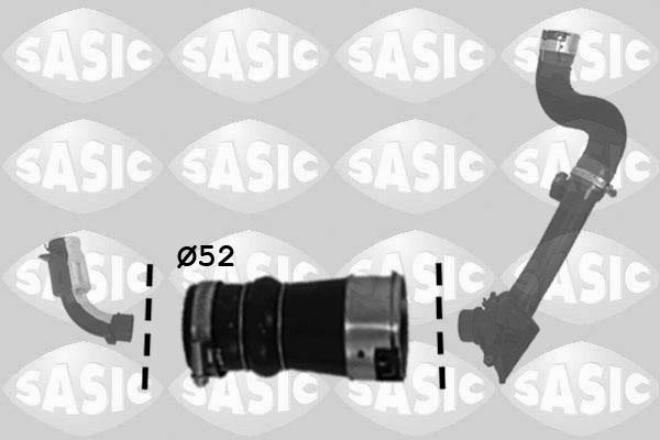 Sasic 3334021 Charger Air Hose 3334021