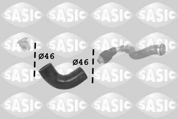 Intercooler hose pipe Renault Trafic: 3334038 Sasic Intercooler pipe