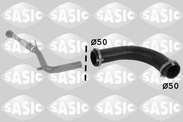 Turbo hose Ford C-Max: 3336229 Sasic Intercooler pipe