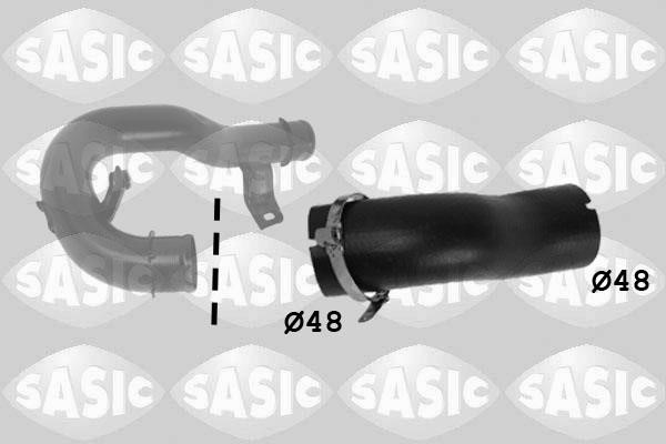 Turbo hose Fiat Doblo: 3336241 Sasic Intercooler pipe