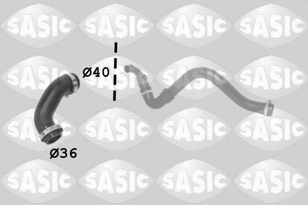 3334056 Sasic Intercooler pipe
