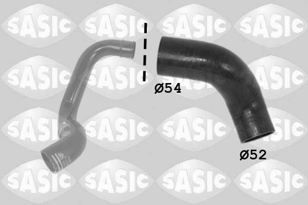 Turbo hose Fiat Stilo: 3336279 Sasic Intercooler pipe