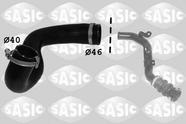 Sasic 3356035 Intercooler pipe 3356035 3356035 Sasic Intercooler pipe