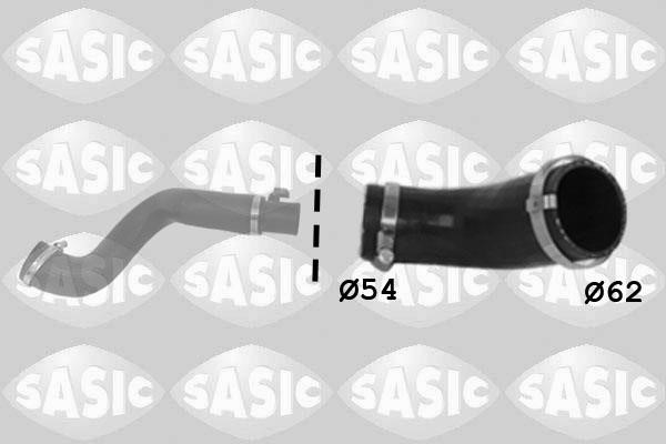 Turbo hose Ford Transit: 3336220 Sasic Intercooler pipe