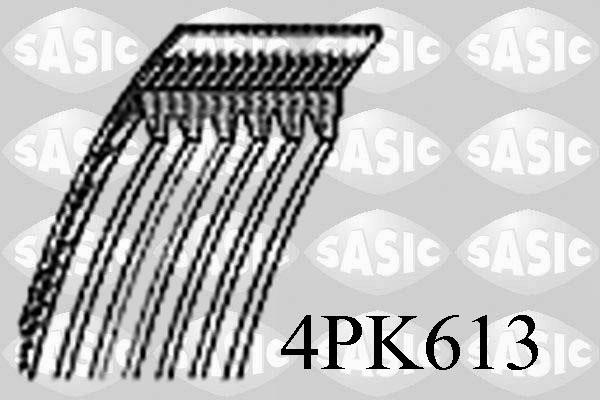 Sasic 4PK613 V-Ribbed Belt 4PK613