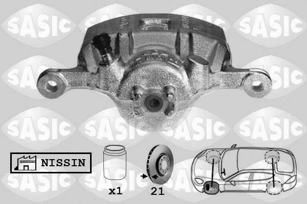 Sasic 6506198 Brake caliper front left 6506198