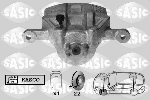 Sasic 6506202 Brake caliper front left 6506202