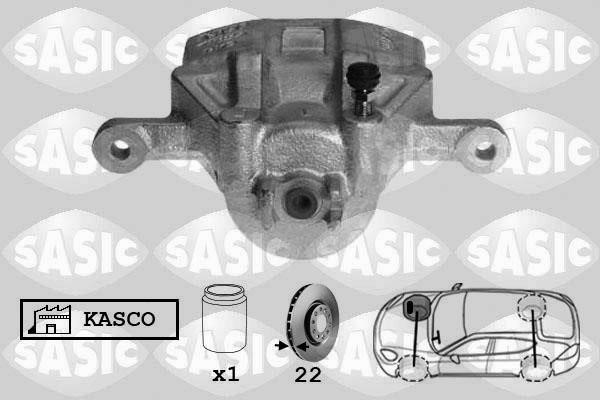 Sasic 6506203 Brake caliper front right 6506203
