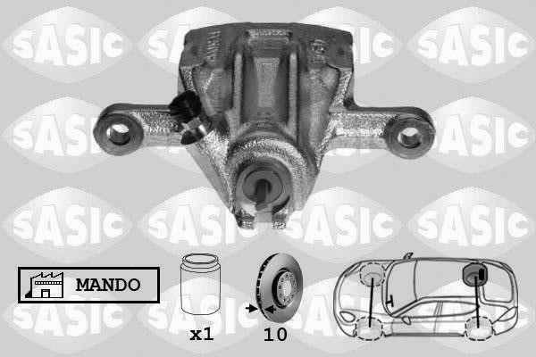 Sasic 6506211 Brake caliper rear right 6506211