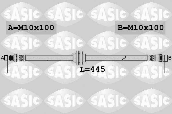 Sasic 6604041 Brake Hose 6604041