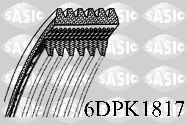 Sasic 6DPK1817 V-Ribbed Belt 6DPK1817