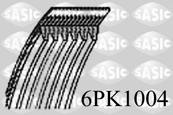 Sasic 6PK1004 V-Ribbed Belt 6PK1004