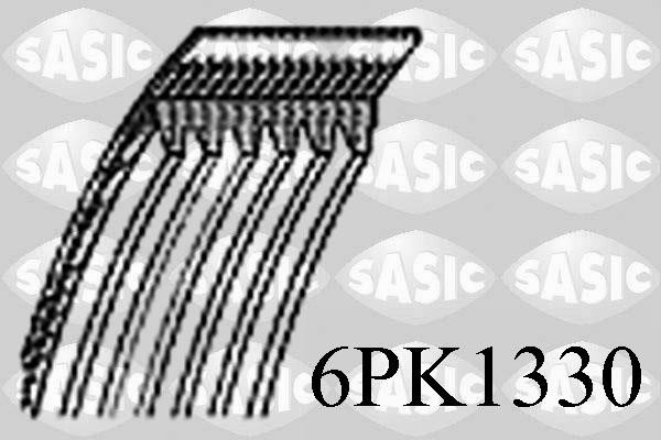 Sasic 6PK1330 V-Ribbed Belt 6PK1330