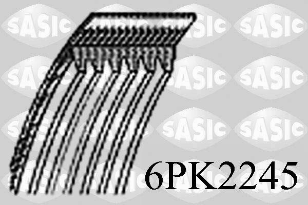 Sasic 6PK2245 V-Ribbed Belt 6PK2245